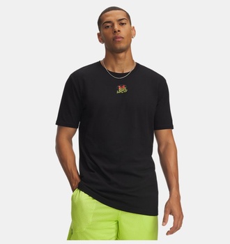 Erkek UA 60/40S Grifitti Word Mark Kısa Kollu T-shirt