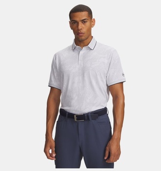 Erkek UA Armourdry Jacquard Polo T-shirt