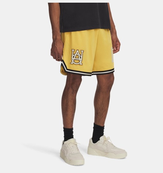 Sarı Erkek UA Courtside Hoops Şort