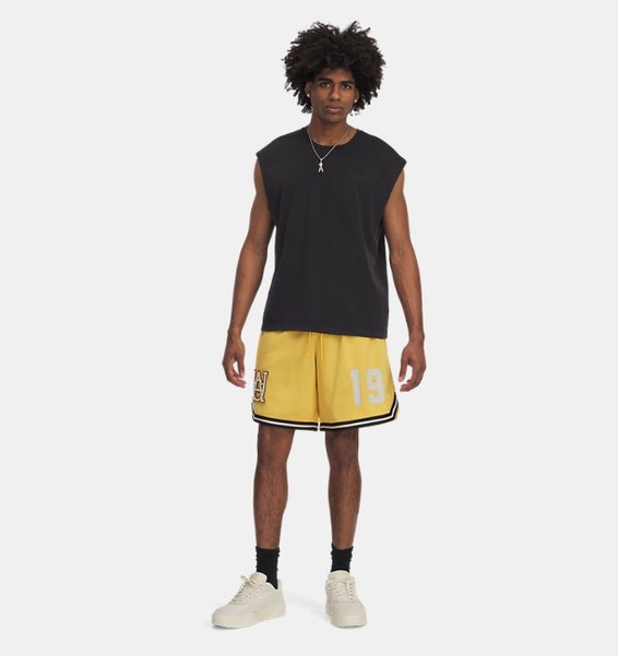 Sarı Erkek UA Courtside Hoops Şort