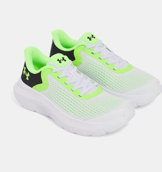 Yeşil Erkek Çocuk UA  Rogue 5 Alternative Lacing Koşu Ayakkabısı