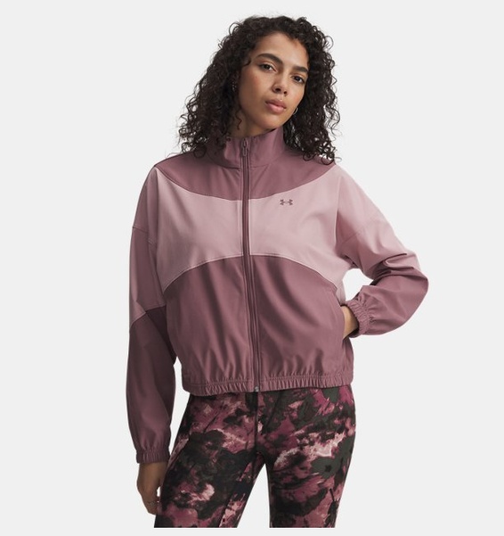 Pembe Kadın UA Rival Woven Ceket