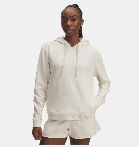 Bej Kadın UA Rival Terry Kapüşonlu Sweatshirt