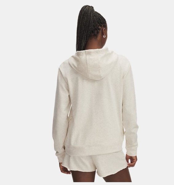 Bej Kadın UA Rival Terry Kapüşonlu Sweatshirt