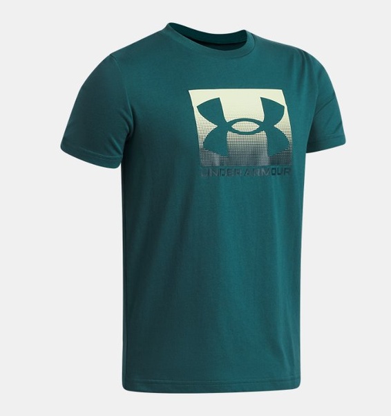 Koyu Yeşil Çocuk UA Boxed Sports Update Kısa Kollu T-shirt
