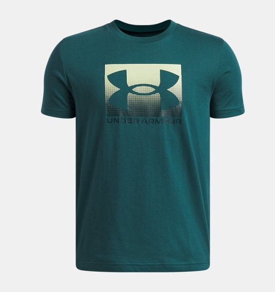 Koyu Yeşil Çocuk UA Boxed Sports Update Kısa Kollu T-shirt