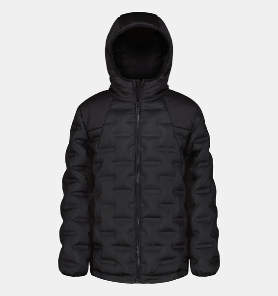 Siyah Erkek Çocuk UA Bonded Quilt Puffer Mont