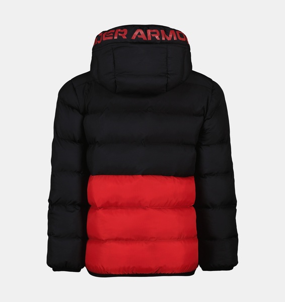 Siyah Erkek Çocuk UA Pronto Colorblock Puffer Mont