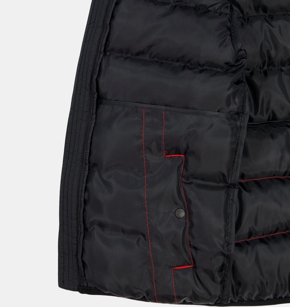 Siyah Erkek Çocuk UA Pronto Colorblock Puffer Mont