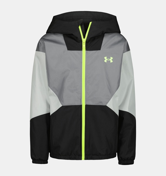 Siyah Erkek Çocuk UA Manataug Windbreaker Mont