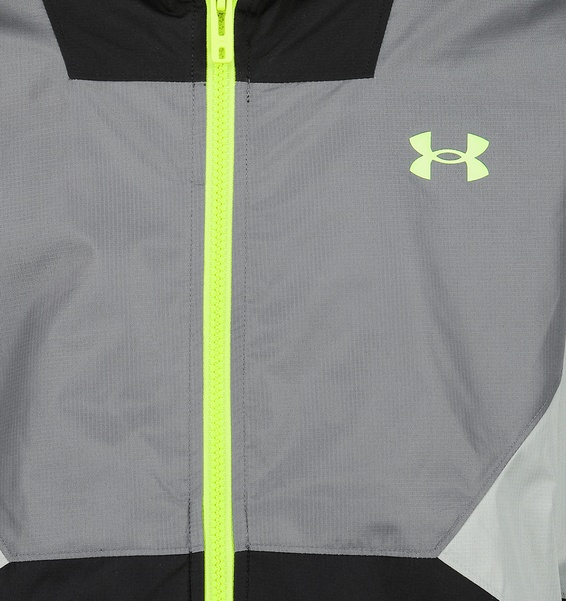 Siyah Erkek Çocuk UA Manataug Windbreaker Mont
