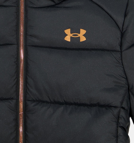 Siyah Kız Çocuk UA Willow Parka Mont