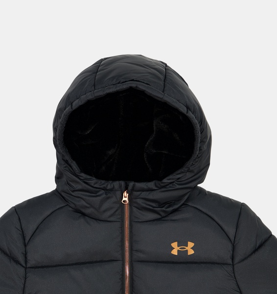 Siyah Kız Çocuk UA Willow Parka Mont