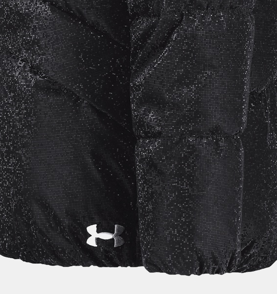 Siyah Kız Çocuk UA Shine Puffer Mont