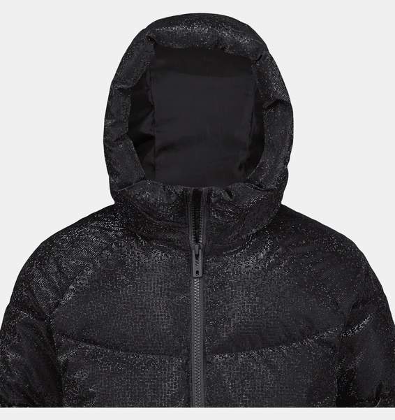 Siyah Kız Çocuk UA Shine Puffer Mont