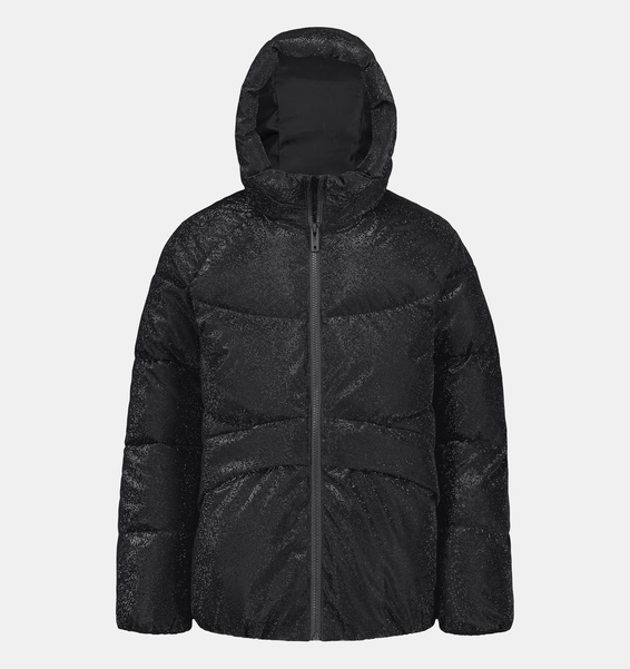 Siyah Kız Çocuk UA Shine Puffer Mont