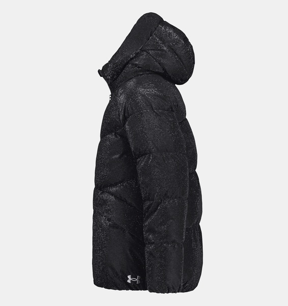 Siyah Kız Çocuk UA Shine Puffer Mont