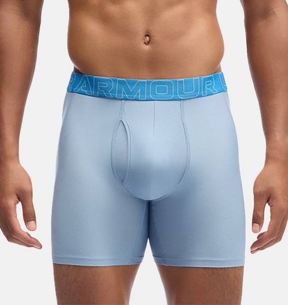 Mavi Erkek UA Performance Tech 6" 3'lü Boxer