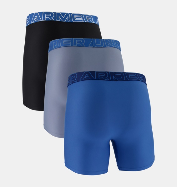 Mavi Erkek UA Performance Tech 6" 3'lü Boxer