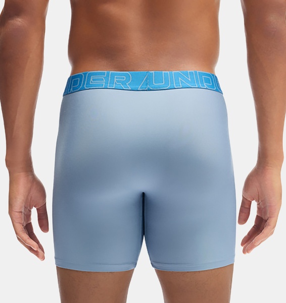 Mavi Erkek UA Performance Tech 6" 3'lü Boxer