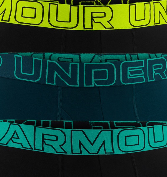 Yeşil Erkek UA Performance Cotton 3" 3'lü Boxer