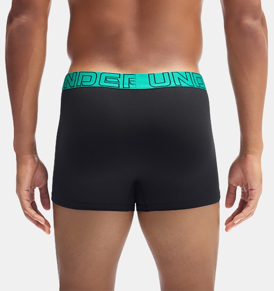 Yeşil Erkek UA Performance Cotton 3" 3'lü Boxer