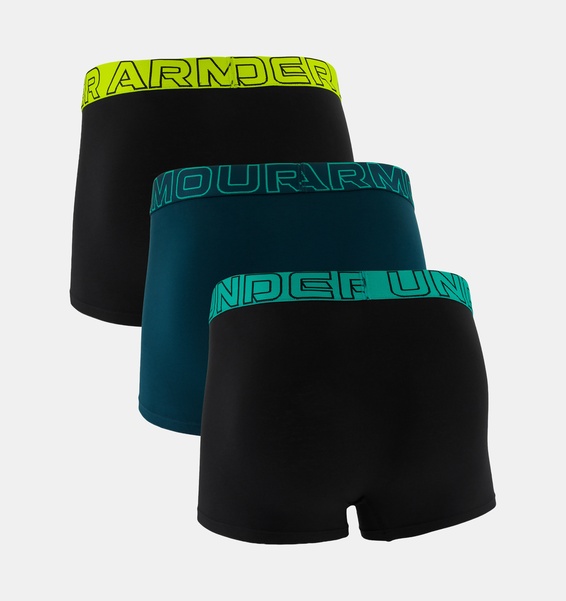 Yeşil Erkek UA Performance Cotton 3" 3'lü Boxer
