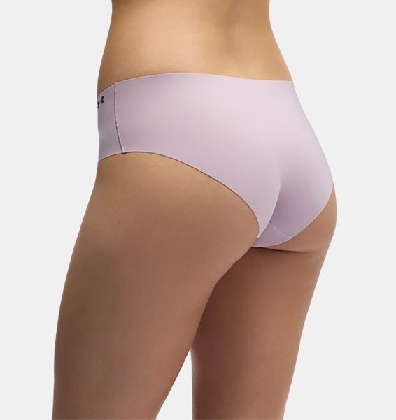 Pembe Kadın UA Pure Stretch İz Yapmayan 3'lü Tanga