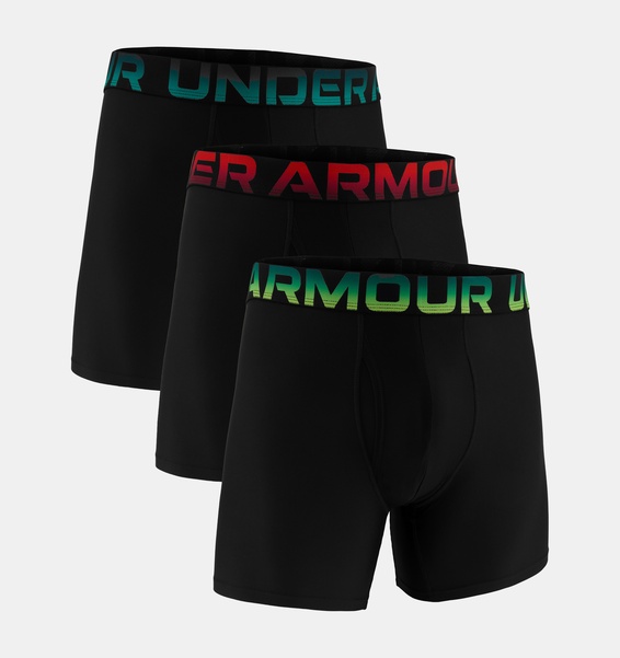 Yeşil Erkek UA Performance Tech Novelty 6" 3'lü Boxer