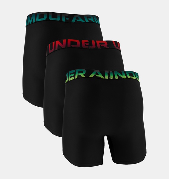 Yeşil Erkek UA Performance Tech Novelty 6" 3'lü Boxer