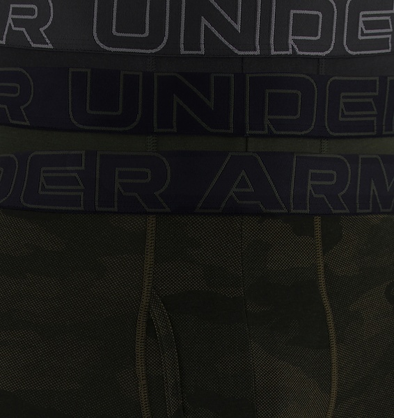 Haki Erkek UA Performance Cotton Print 3" Boxer