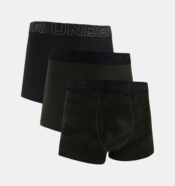 Haki Erkek UA Performance Cotton Print 3" Boxer