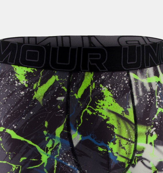 Siyah Erkek UA Performance Tech Mesh Graphic 6" Boxer