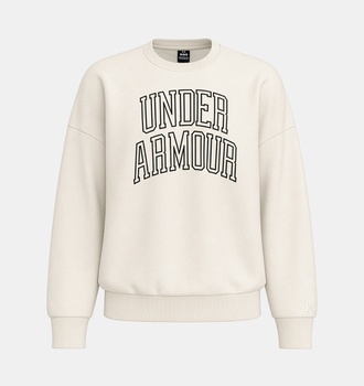 Erkek UA Icon Heavyweight Terry Oversized Bisiklet Yaka Sweatshirt