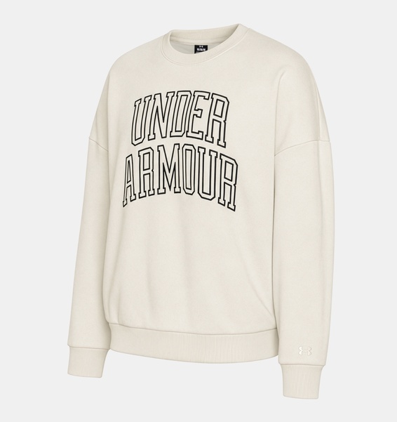 Taş Erkek UA Icon Heavyweight Terry Oversized Bisiklet Yaka Sweatshirt
