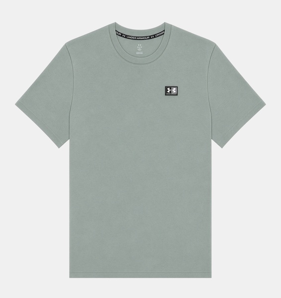 Yeşil Erkek UA Heavyweight Patch Kısa Kollu T-Shirt