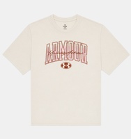 Erkek UA Heavyweight Armour Wordmark Kısa Kollu T-Shirt