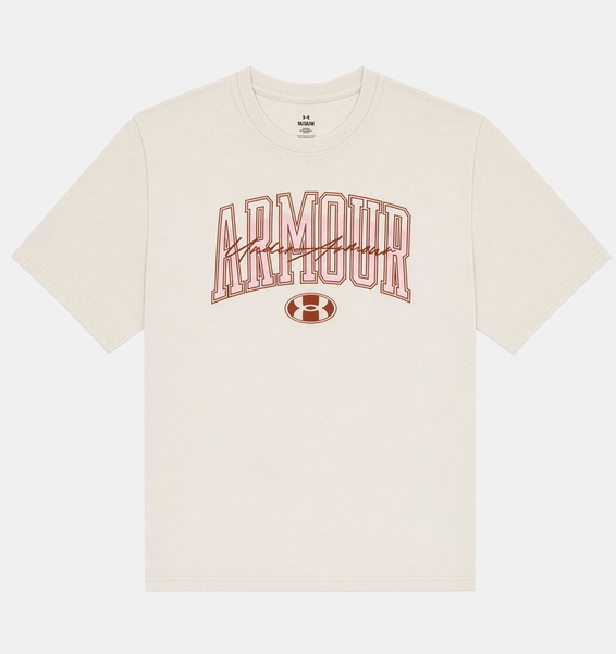 Taş Erkek UA Heavyweight Armour Wordmark Kısa Kollu T-Shirt