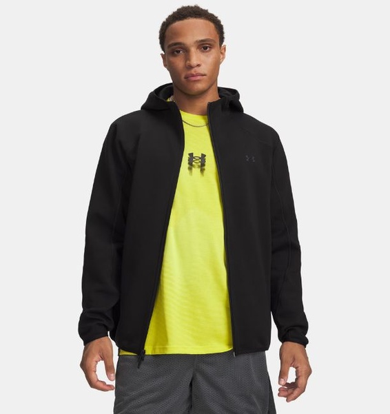Siyah Erkek UA Unstoppable Fleece Ceket