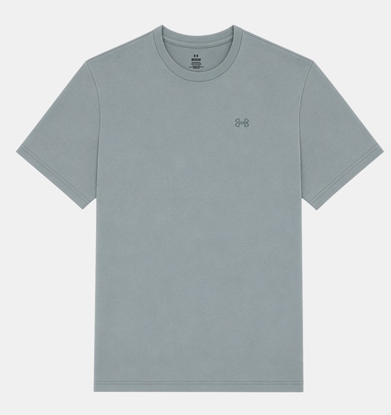 Yeşil Erkek UA Heavyweight Wash Kısa Kollu T-shirt