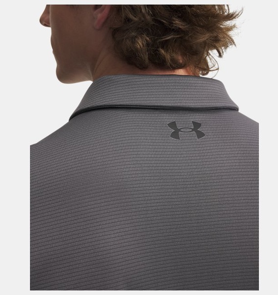 Gri Erkek UA Tech Polo T-shirt
