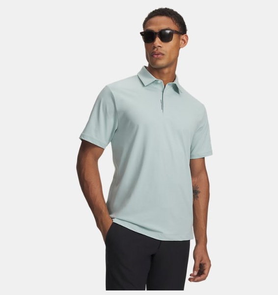 Turkuaz Erkek UA Drive Bonded Polo T-Shirt