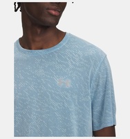 Erkek UA Launch Camo Kısa Kollu T-shirt