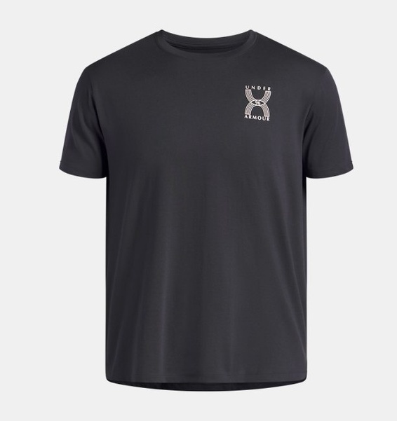 Siyah Erkek UA Run 96 T-shirt