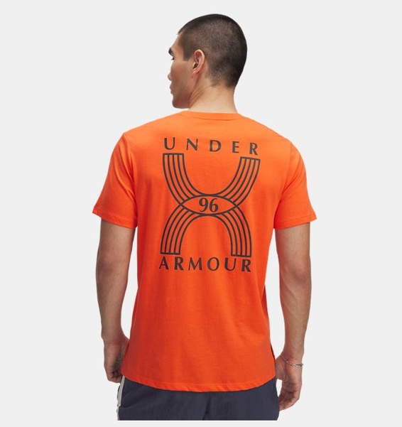 Turuncu Erkek UA Run 96 T-shirt