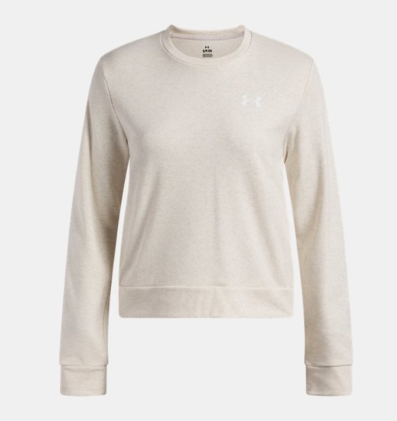 Bej Kadın UA Rival Terry Crew Sweatshirt