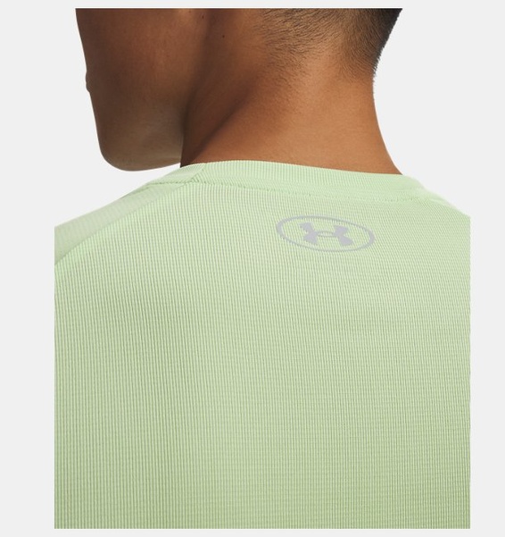 Yeşil Erkek UA Tech Textured Kısa Kollu T-shirt