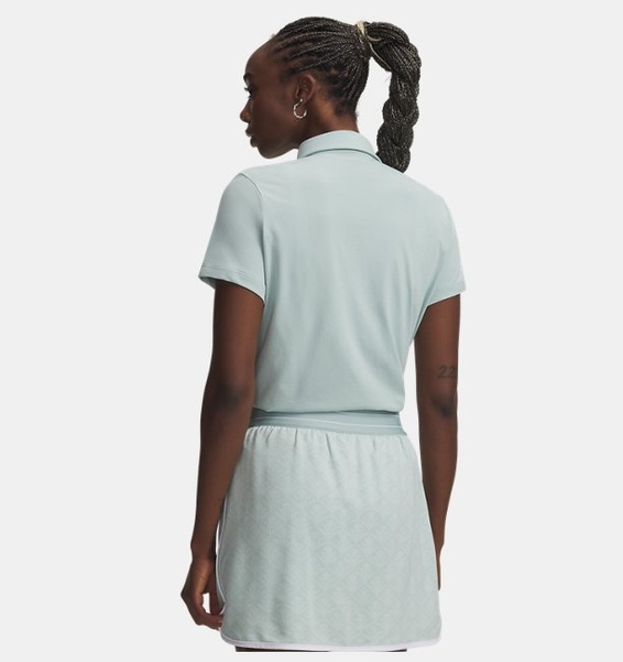 Turkuaz Kadın UA Drive Kısa Kollu Polo T-Shirt