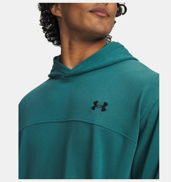 Koyu Yeşil Erkek UA Rival Lightweight Kapüşonlu Sweatshirt