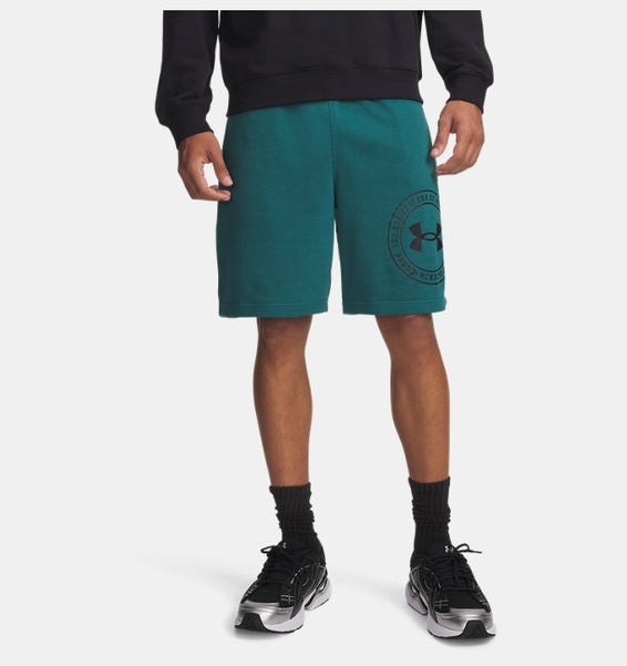 Petrol Yeşili Erkek UA Rival Lightweight Graphic Şort